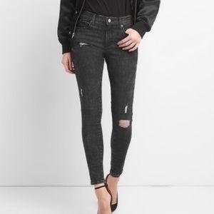 Gap Acid Wash Stretchy Skinny Jeans